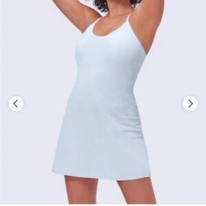 Outdoor Voices the exercise dress in dusty blue